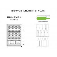 Купить отдельностоящий винный шкаф Dunavox DX-48.130KF