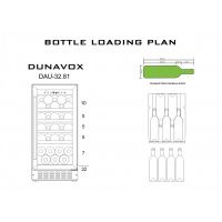 Купить встраиваемый винный шкаф Dunavox DAU-32.81DSS